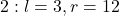 2: l=3, r=12